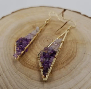 Amethyst Drop Earrings