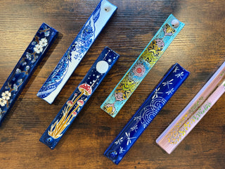 Sacred Motifs Ceramic Incense Holder Collection