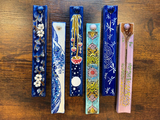 Sacred Motifs Ceramic Incense Holder Collection