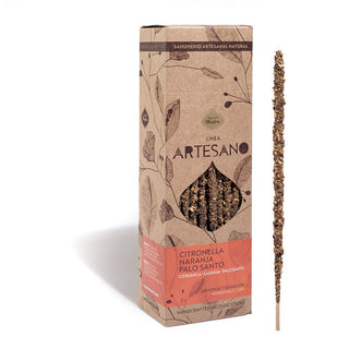 30pk Incense sticks Artisanal Line | Citronella, Orange Peel, Palo Santo