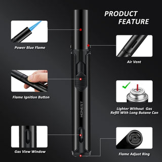 Refillable Single Jet Flame Lighter