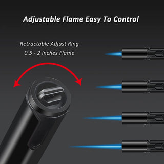 Refillable Single Jet Flame Lighter