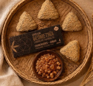 Triangle Smoke Cleanse Amber and Frankincense