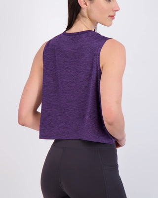 Real Essentials 5 Pack: Women's Dry Fit Crop Summer Tank Top