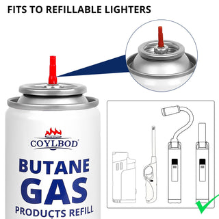 Premium Butane Fuel 115 ml for torch lighter