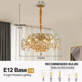 Gold Crystal Chandelier French Crystal Chandelier