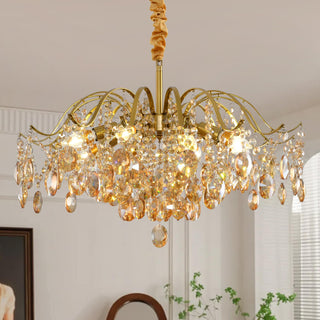 Gold Crystal Chandelier French Crystal Chandelier