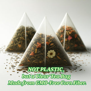 Organic Mullein Tea – 100 Count, Plant-Based Pyramid Tea Bags