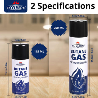 Premium Butane Fuel 115 ml for torch lighter