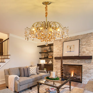 Gold Crystal Chandelier French Crystal Chandelier