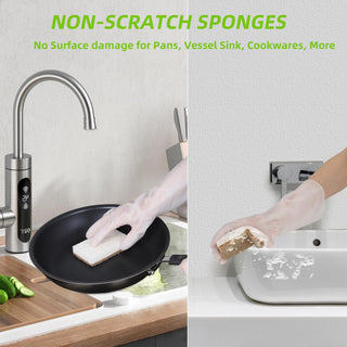 Natural Sponges for Dishes 12 Pack
