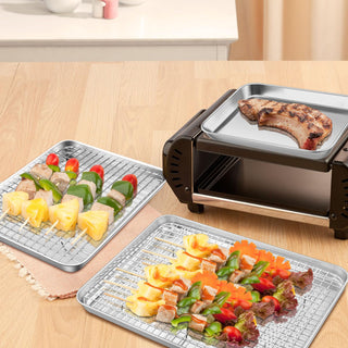 Baking Sheet with Wire Rack Stainless Steel 6 pack