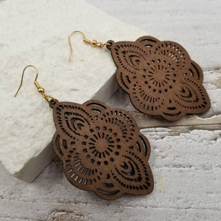 Mandala Drop Earrings
