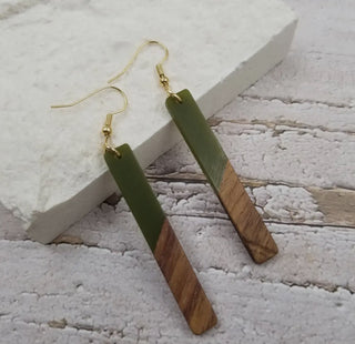 🎁 Resin Wood Earrings (100% off)
