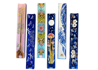 Sacred Motifs Ceramic Incense Holder Collection