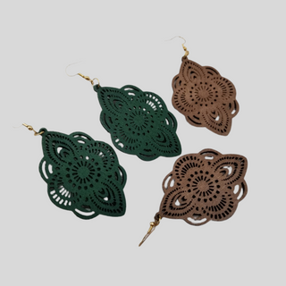 Mandala Drop Earrings