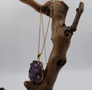 Amethyst Necklace | Boho Chic | Handmade | Crystals