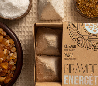 Energetic Pyramid Incense | Sacred Geometry | Yagra | Rose | Cinnamon | Chamomile