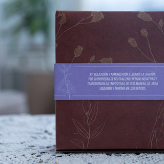 Caja de regalo de incienso de lavanda | Relajación | Espiritualidad | Navidad | Día de la Madre | Aniversario | Día de San Valentín