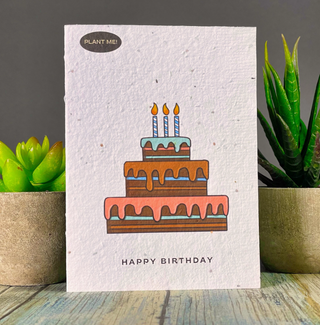 Happy Birthday Plantable Greeting Card Collection