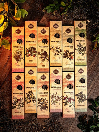 Patagonia Incense Sticks | Neroli | Rosehip | Hibiscus | Yerba Mate | Mint | Rue | Wild Lavender